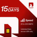 Nomad Unlimited Lite: 15 Days Unlimited Data e-SIM (USA Coverage)