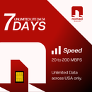 Nomad Unlimited Lite: 7 Days Unlimited Data e-SIM (USA Coverage)